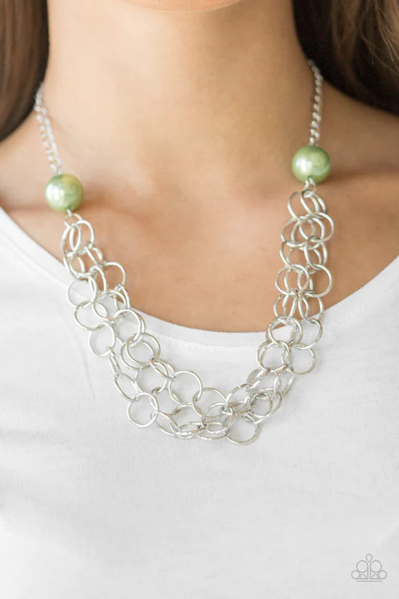"Daring Diva" - Green #720 - Paparazzi Accessories