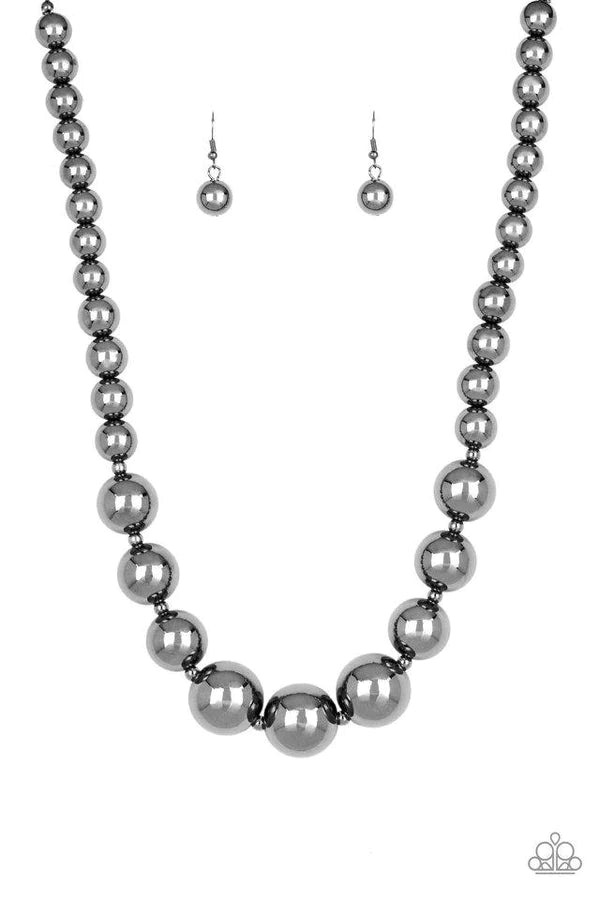 "Living Up To Reputation" - Black #601 -Paparazzi Accessories