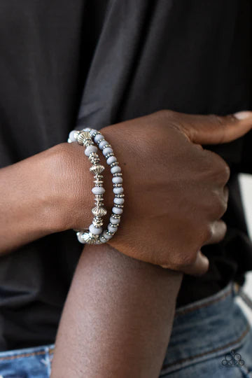 "Cactus Quest" - Silver #914 - Paparazzi Accessories