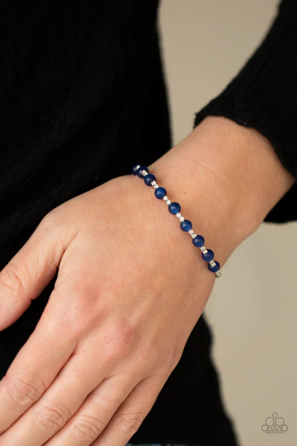 "Tea Party Twinkle" - Blue #1033 - Paparazzi Accessories
