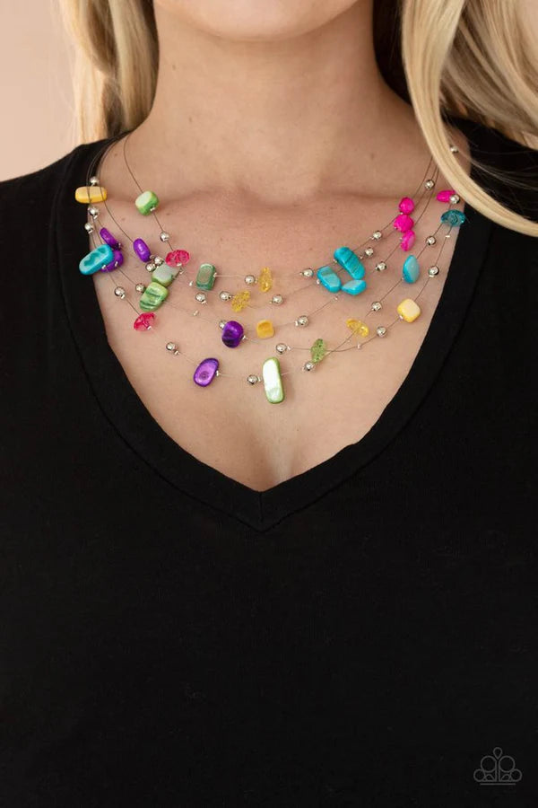 "Prismatic Pebbles" - Multi #690 - Paparazzi Accessories