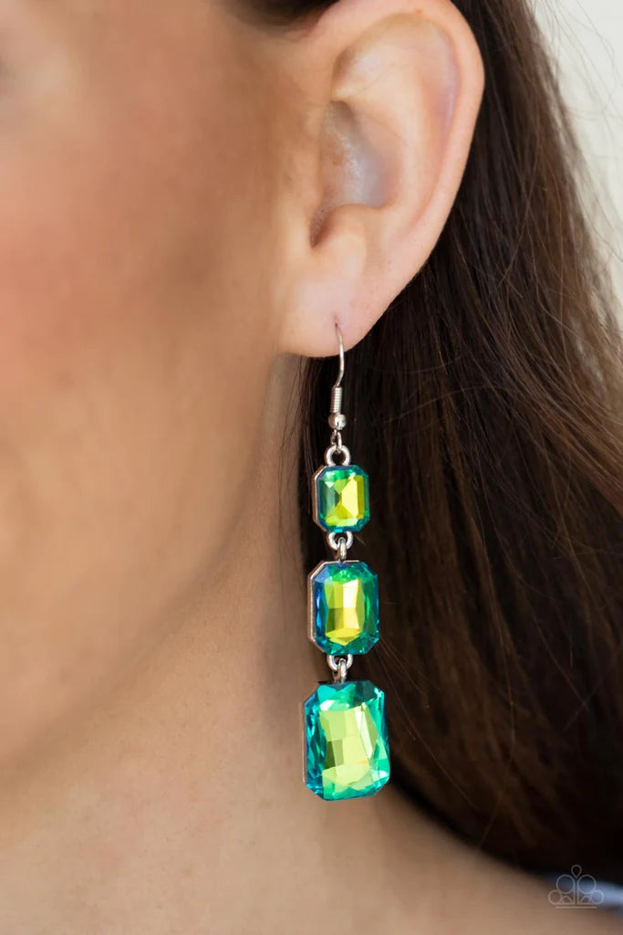 "4 pc Green Set" - Green #1602 - Paparazzi Accessories