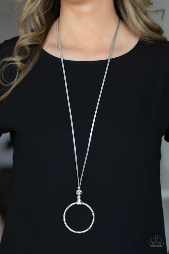 "Bling Into Focus" - Silver #924 - Paparazzi Accessories
