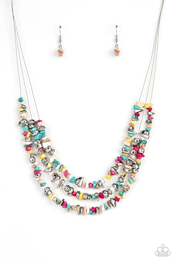 "Placid Pebbles" - Multi #691 - Paparazzi Accessories