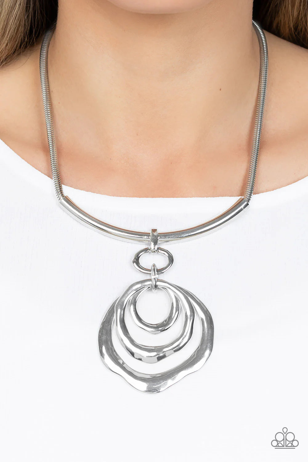 "Forged in Fabulous" - Silver #055 - Paparazzi Accessories