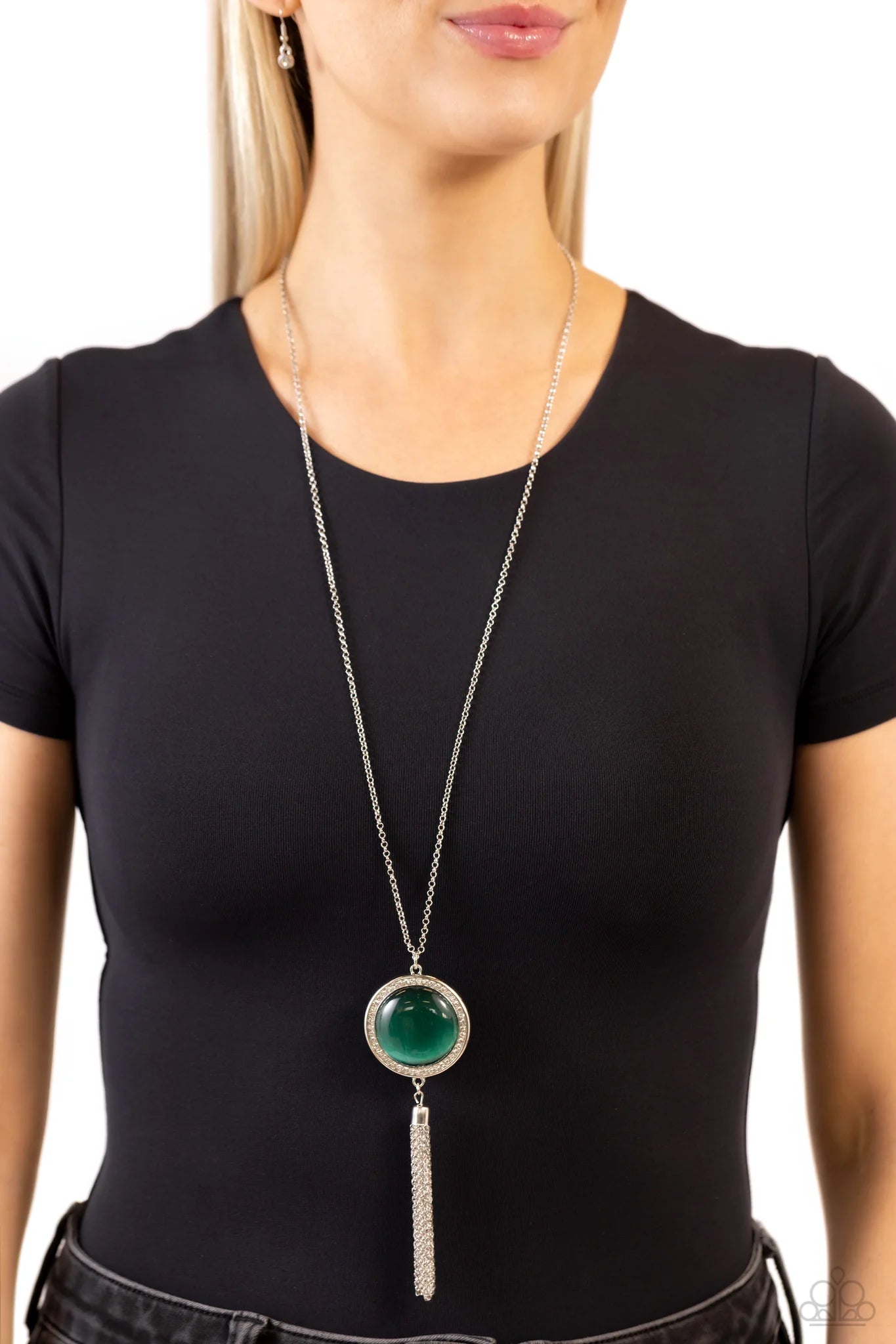 "Tallahassee Tassel" - Green #1206 - Paparazzi Accessories