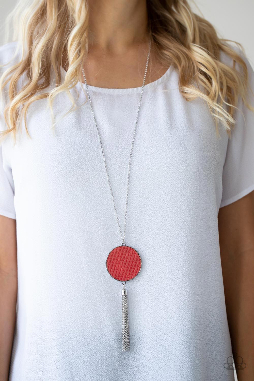 "Wondrously Woven" - Red #106 - Paparazzi Accessories