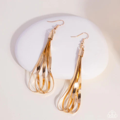 "Keen Keepsake" - Gold #1585 - Paparazzi Accessories