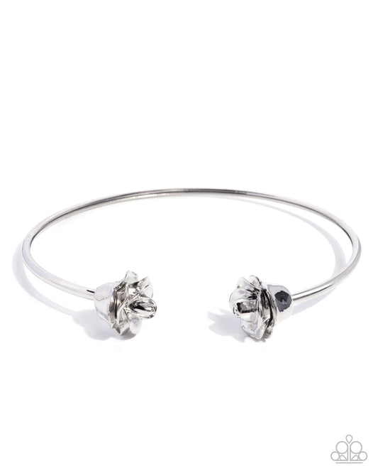 "Rosy Radius" - Silver #1597 - Paparazzi Accessories