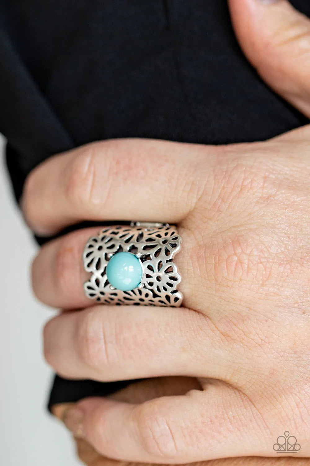 "Flower Shower" - Blue #3100 - Paparazzi Accessories