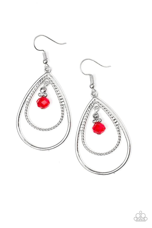 "REIGN On My Parade" - Red #056 - Paparazzi Accessories