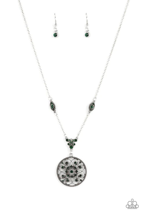 "TIMELESS Traveler" - Green #582 - Paparazzi Accessories