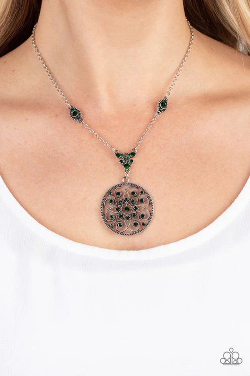 "TIMELESS Traveler" - Green #582 - Paparazzi Accessories