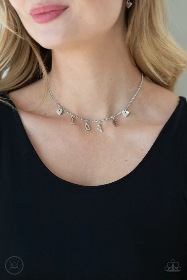 "Love Conquers All" - Silver #415 - Paparazzi Accessories