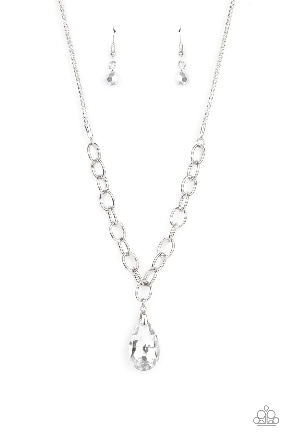 "Mega Modern" - Silver #895 - Paparazzi Accessories