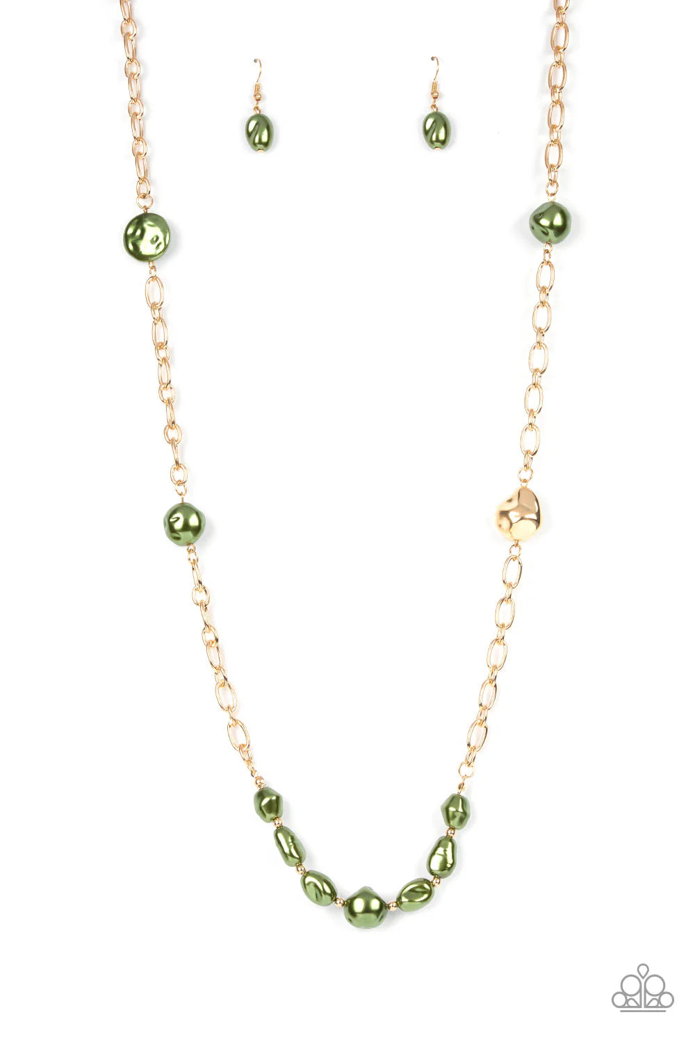 "Pardon My Fabulous" - Green #1290 - Paparazzi Accessories