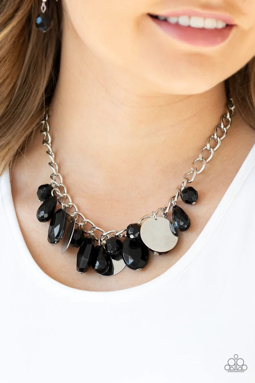 "Treasure Shore" - Black #599 - Paparazzi Accessories