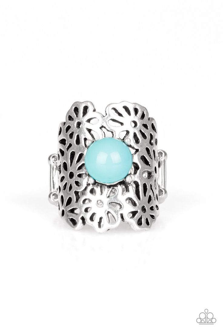 "Flower Shower" - Blue #3100 - Paparazzi Accessories
