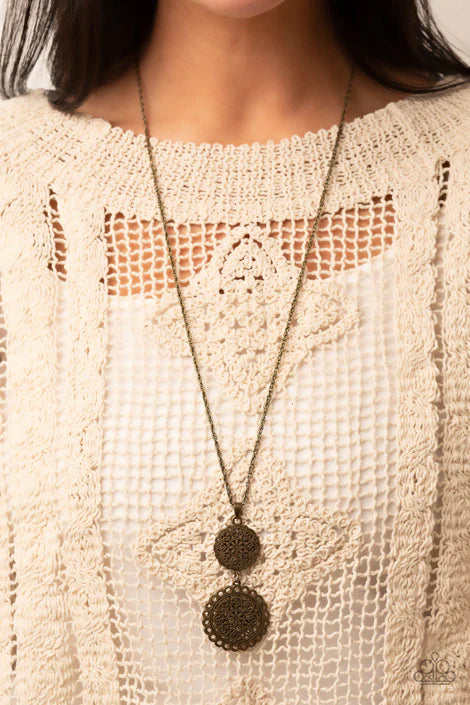 "Meet Me At The Garden Gate" - Brass #032 - Paparazzi Accessories