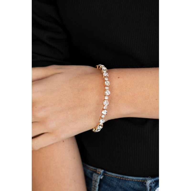 "Photo Op" - Gold #755 - Paparazzi Accessories