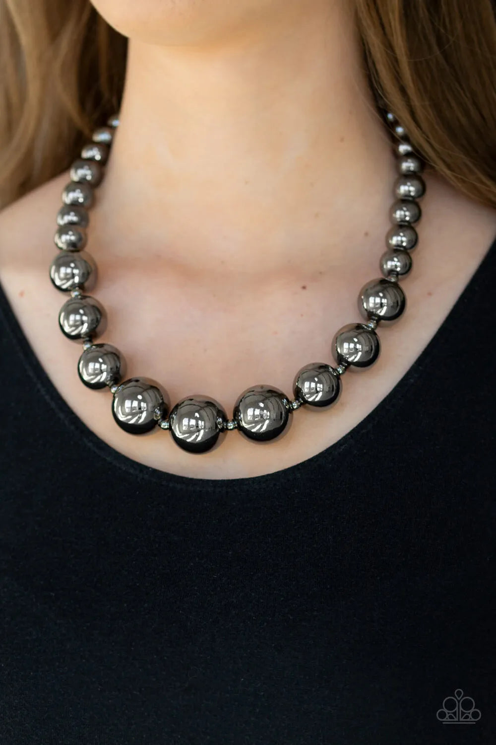"Living Up To Reputation" - Black #601 -Paparazzi Accessories