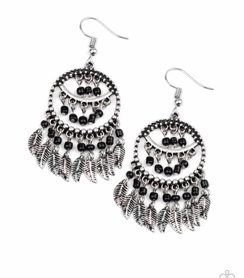 "Herbal Remedies" - Black #1452- Paparazzi Accessories