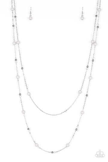 "Beach Party Pageant" - Silver #434 - Paparazzi Accessories