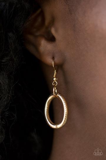 "Boldly Bronx" - Gold #410 - Paparazzi Accessories