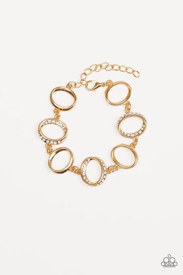 "Beautiful Inside and Out" - Gold #747 - Paparazzi Accessories