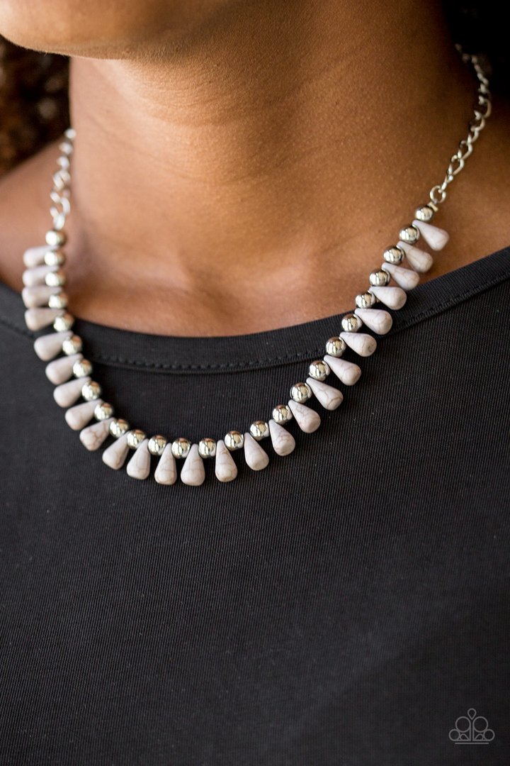"Extinct Species" - Silver #877 - Paparazzi Accessories