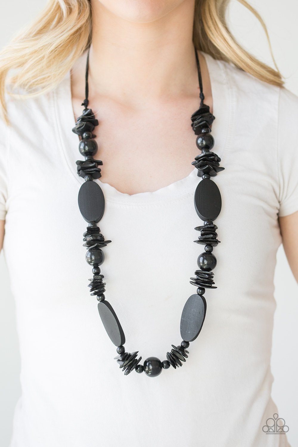 "Carefree Cococay" - Black #3140 - Paparazzi Accessories