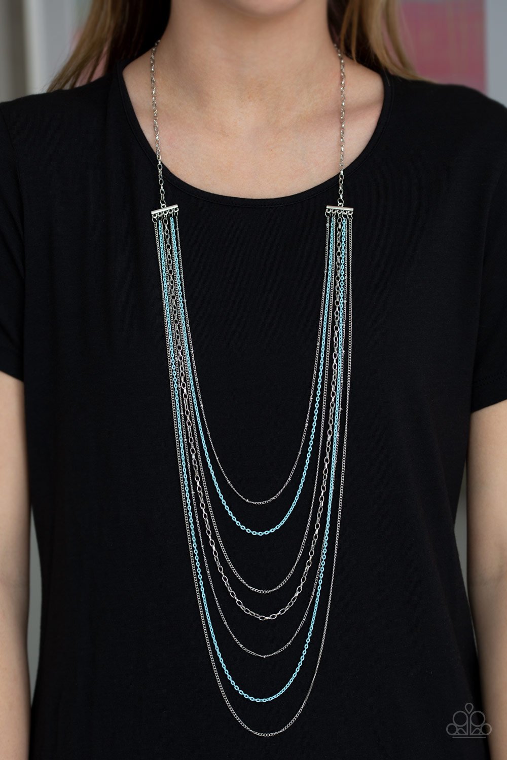"Radical Rainbows" - Blue #1035 - Paparazzi Accessories