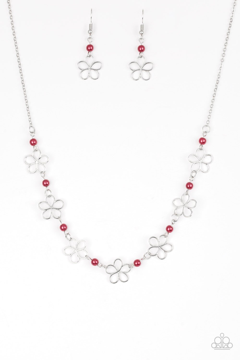 "Always Abloom" - Red #3131 - Paparazzi Accessories