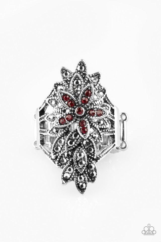 "Formal Floral" - Red #3082 - Paparazzi Accessories