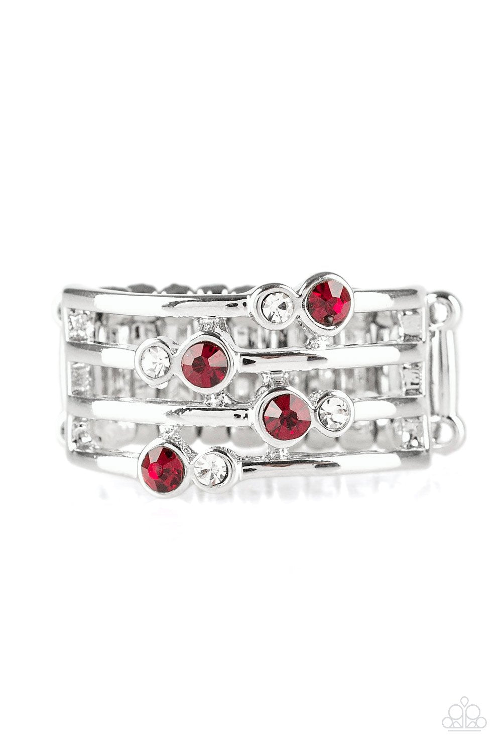 "Sparkle Showdown" - Red #3014 - Paparazzi Accessories