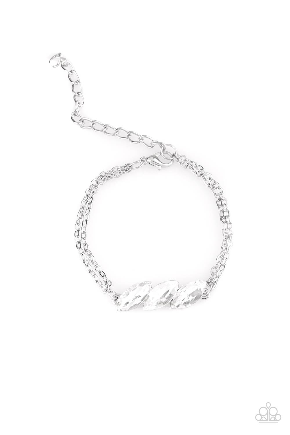 "Pretty Priceless" - White #393 - Paparazzi Accessories