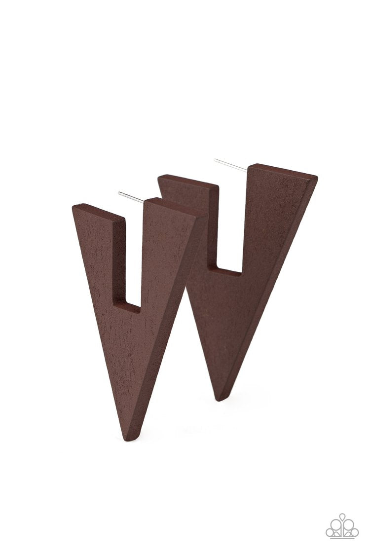 "Boardroom Bravado" - Brown #1363 - Paparazzi Accessories