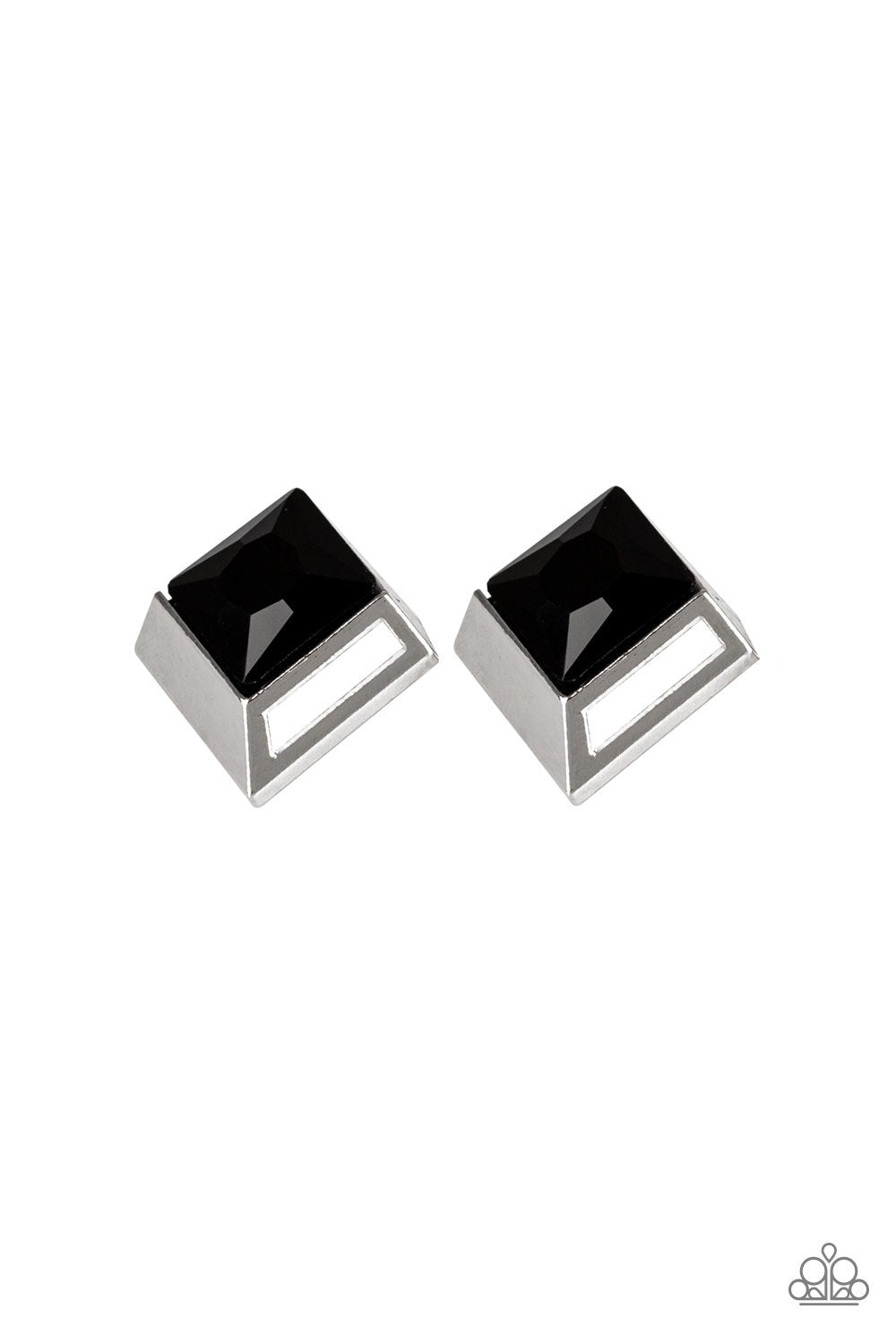 "Stellar Square" - Black #624 - Paparazzi Accessories
