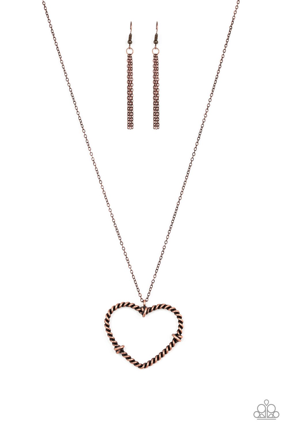 "Straight From The Heart" - Copper #1520 - Paparazzi Accessories