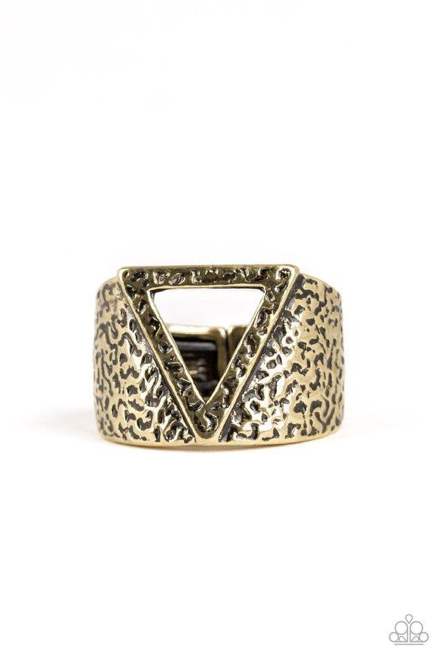 "Triathlon" Brass #3012 - Paparazzi Accessories