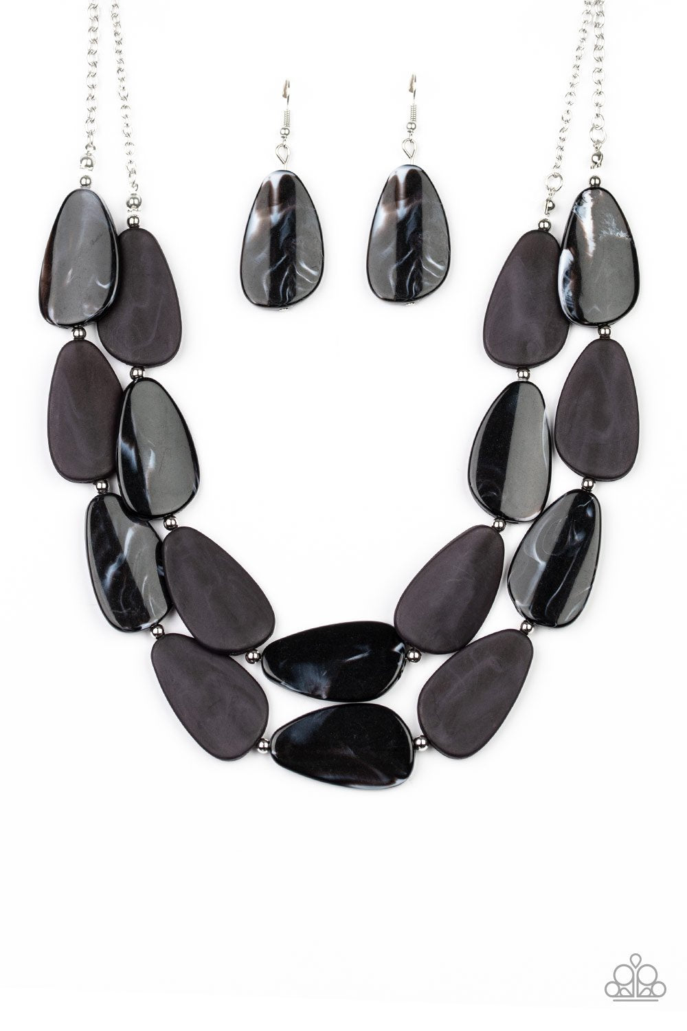 "Colorfully Calming" - Black #3146 - Paparazzi Accessories