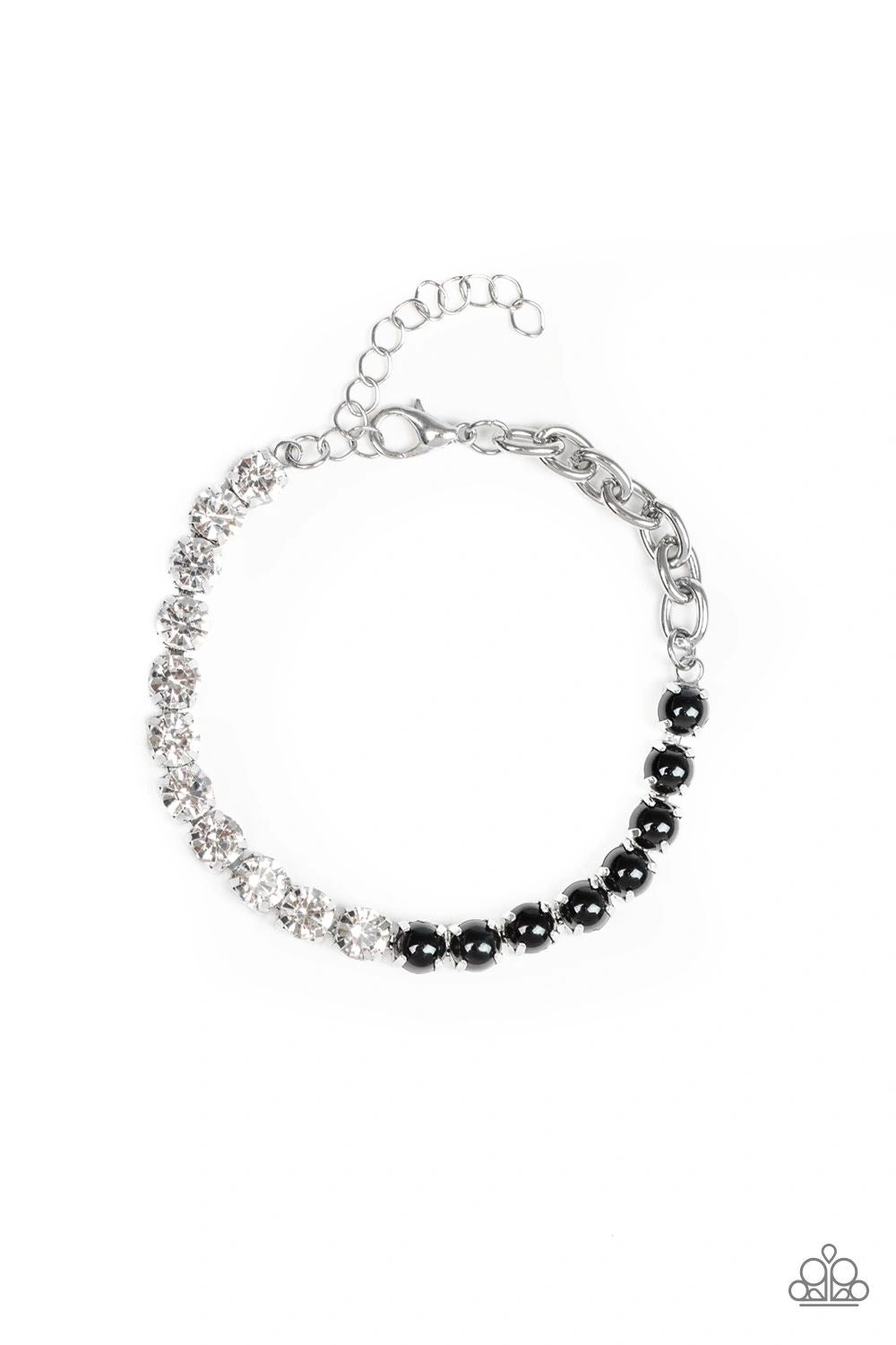 "Out Like A SOCIALITE" - Black/White #820 - Paparazzi Accessories