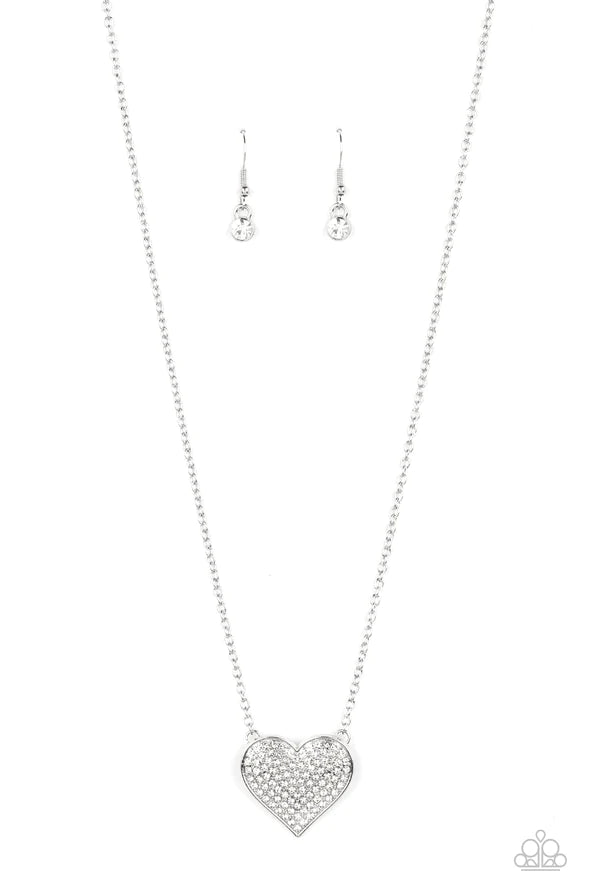 "Spellbinding Sweetheart" - White #382 - Paparazzi Accessories