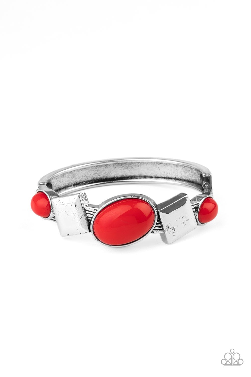 "Abstract Appeal" - Red #139 - Paparazzi Accessories