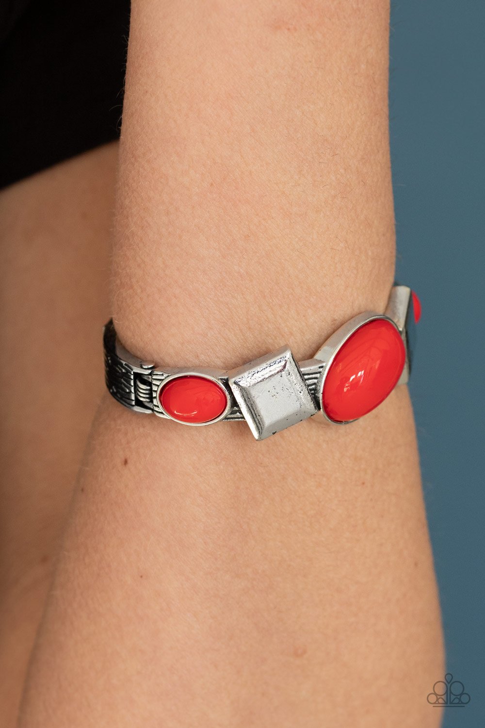 "Abstract Appeal" - Red #139 - Paparazzi Accessories