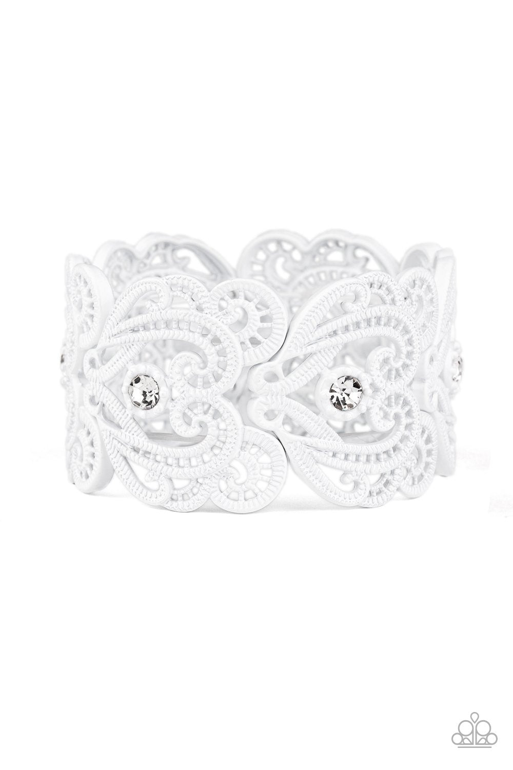 "Vintage Romance" - White #793 - Paparazzi Accessories