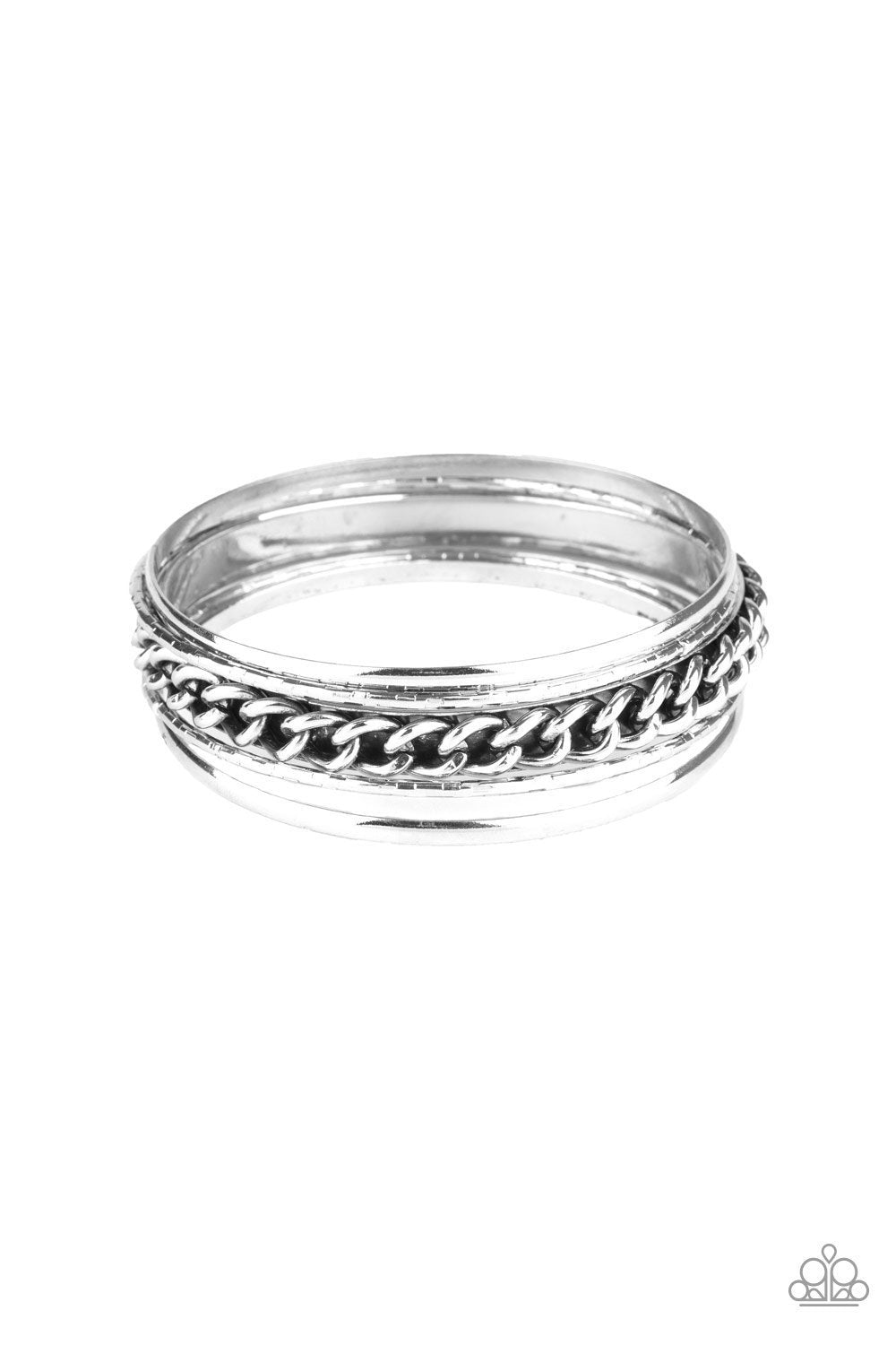 "A Piece Of The Action" - White #866 - Paparazzi Accessories
