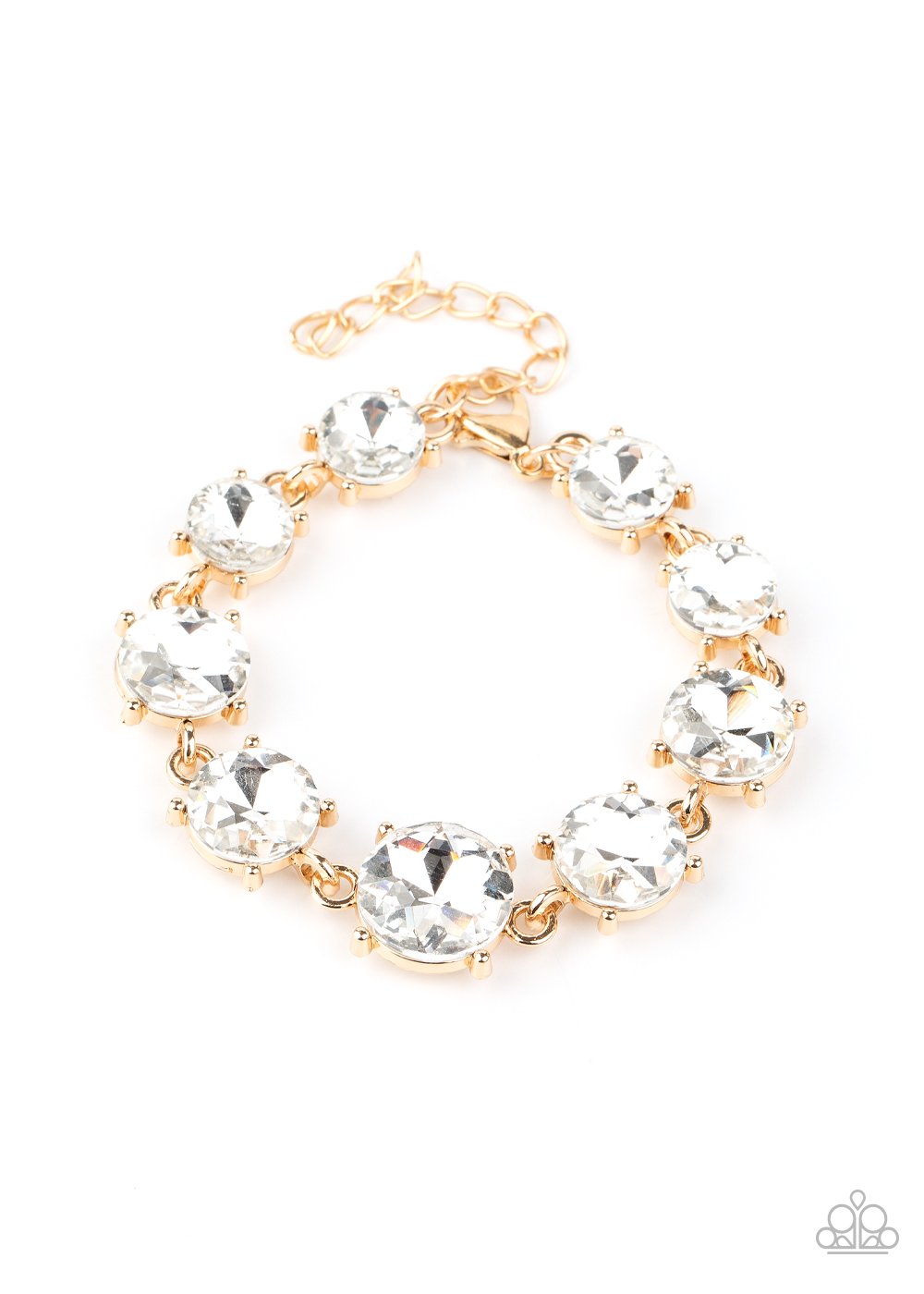 "Can't Believe My ICE" - Gold #772- Paparazzi Accessories