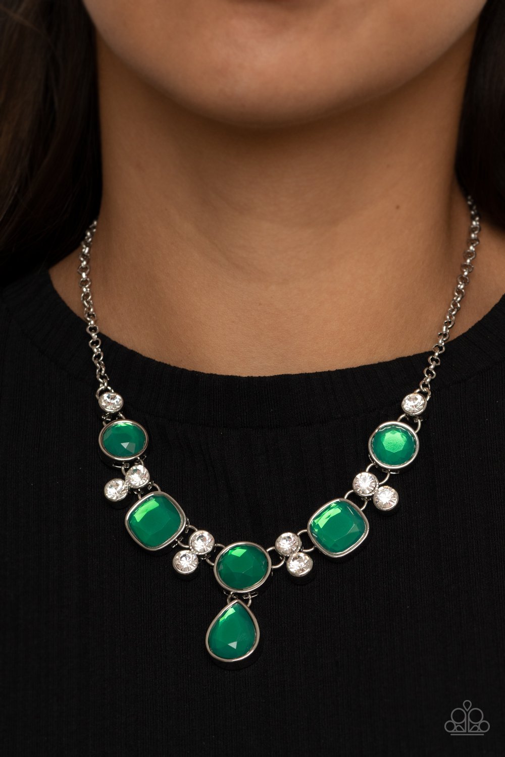 "Crystal Cosmos" - Green #719 - Paparazzi Accessories