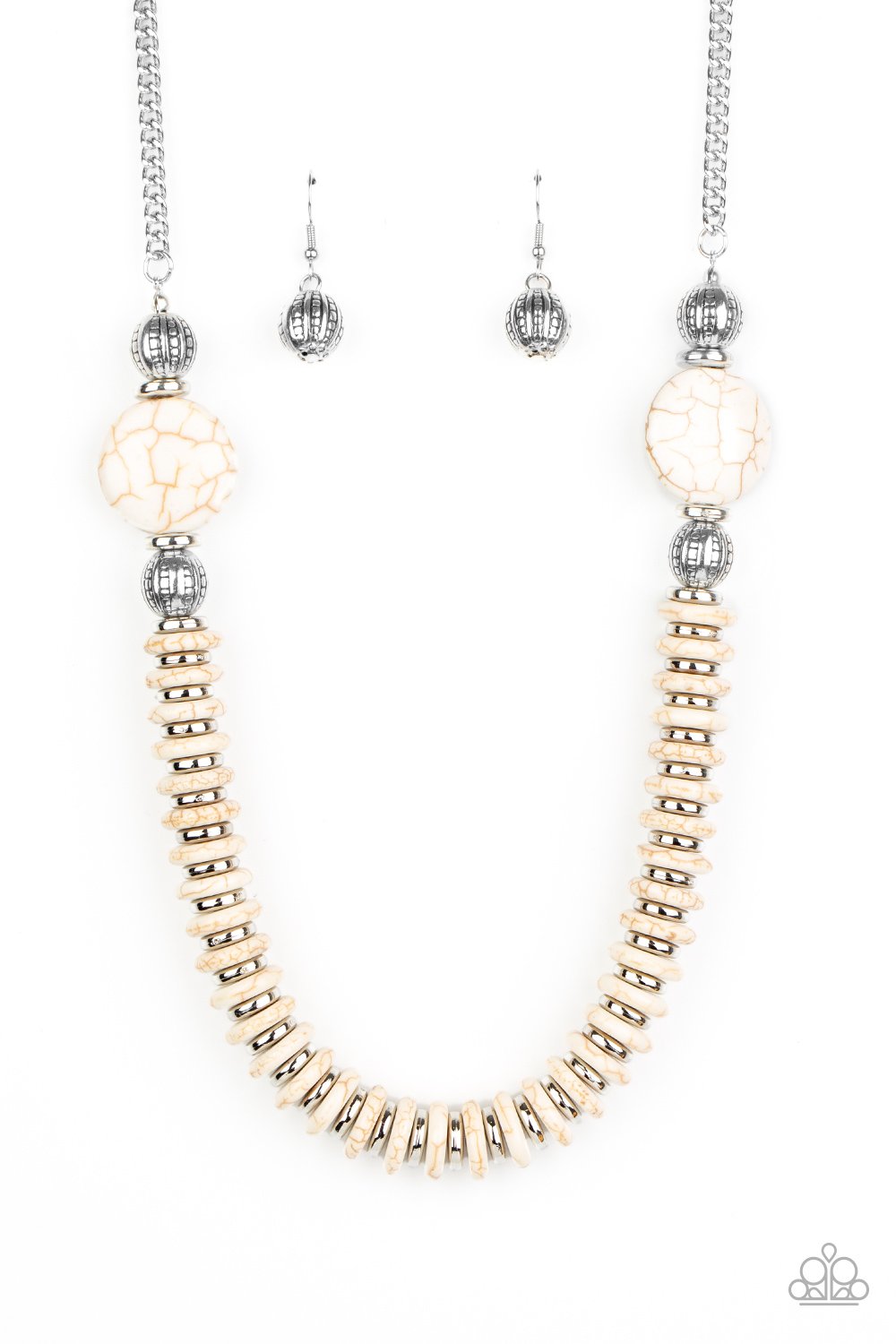 "Desert Revival" - White #1382 - Paparazzi Accessories